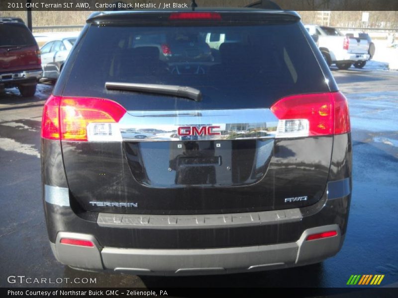 Carbon Black Metallic / Jet Black 2011 GMC Terrain SLT AWD