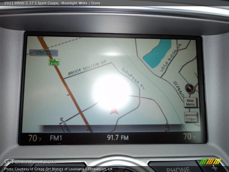Navigation of 2011 G 37 S Sport Coupe