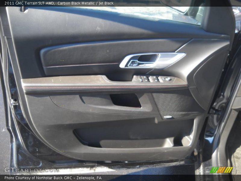 Carbon Black Metallic / Jet Black 2011 GMC Terrain SLT AWD