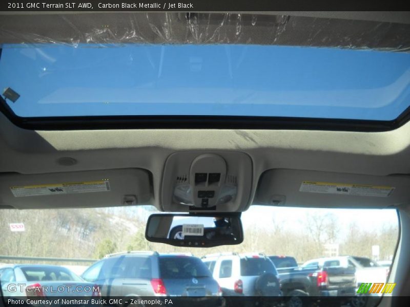 Carbon Black Metallic / Jet Black 2011 GMC Terrain SLT AWD