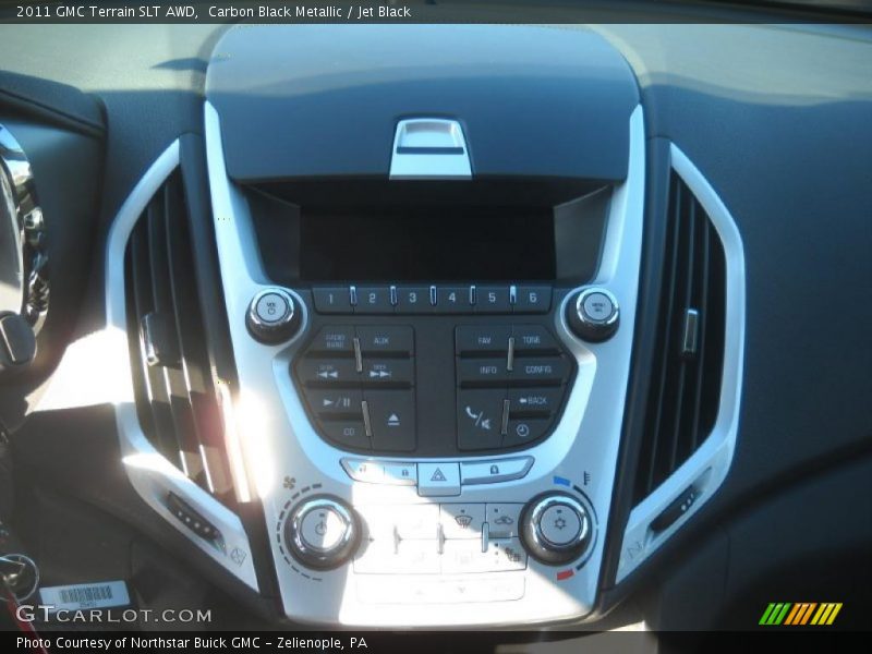 Carbon Black Metallic / Jet Black 2011 GMC Terrain SLT AWD