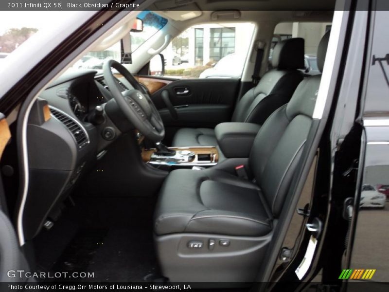  2011 QX 56 Graphite Interior