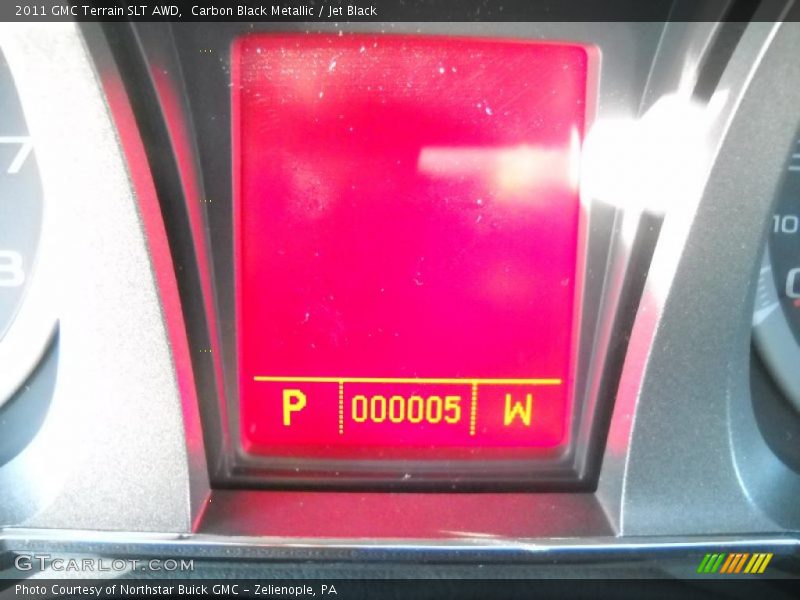 Carbon Black Metallic / Jet Black 2011 GMC Terrain SLT AWD