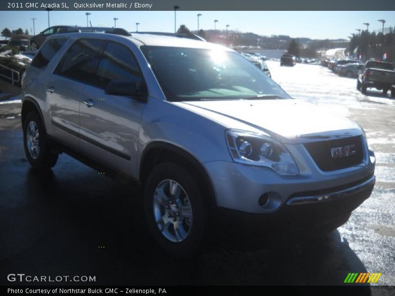 Quicksilver Metallic / Ebony 2011 GMC Acadia SL