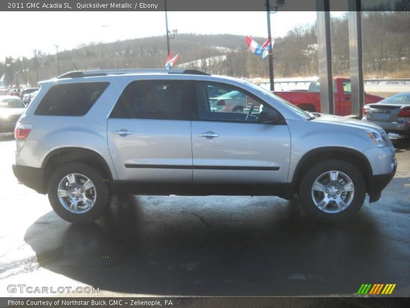 Quicksilver Metallic / Ebony 2011 GMC Acadia SL