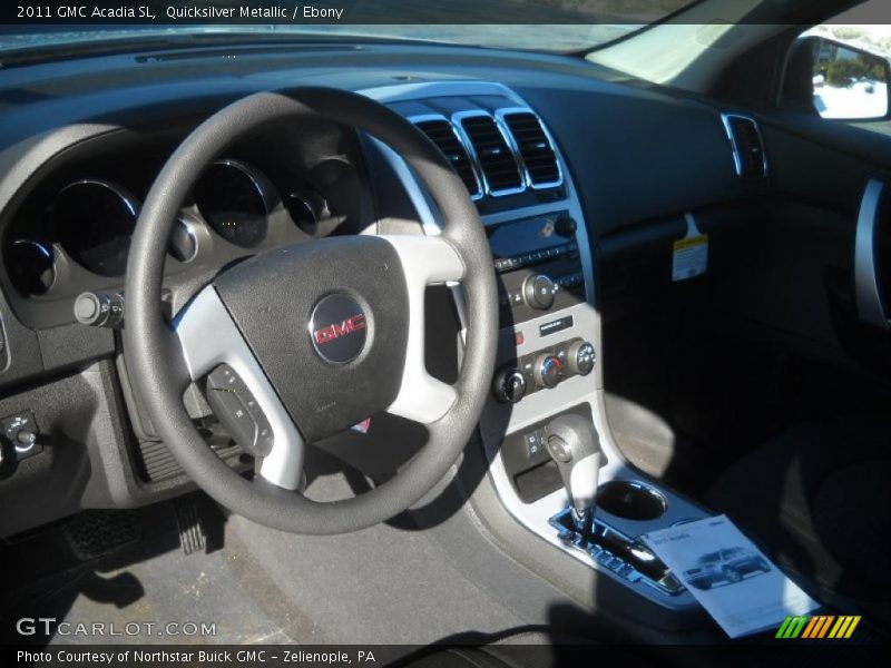 Quicksilver Metallic / Ebony 2011 GMC Acadia SL