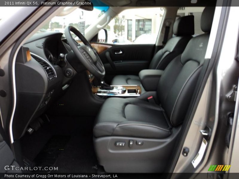  2011 QX 56 Graphite Interior