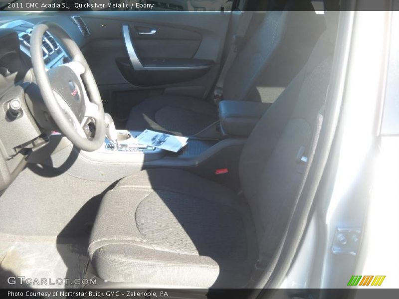 Quicksilver Metallic / Ebony 2011 GMC Acadia SL