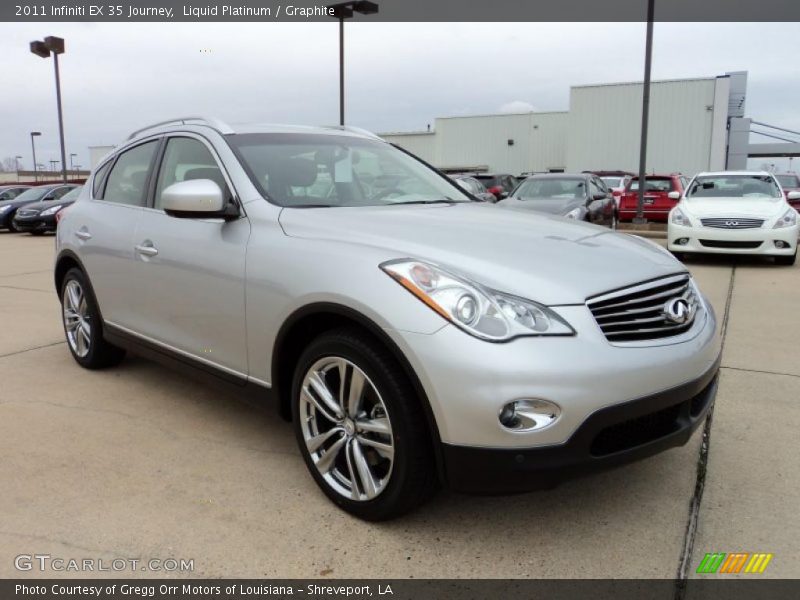 Front 3/4 View of 2011 EX 35 Journey