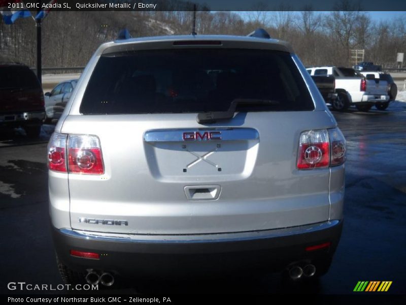Quicksilver Metallic / Ebony 2011 GMC Acadia SL