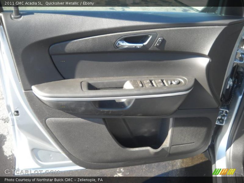 Quicksilver Metallic / Ebony 2011 GMC Acadia SL
