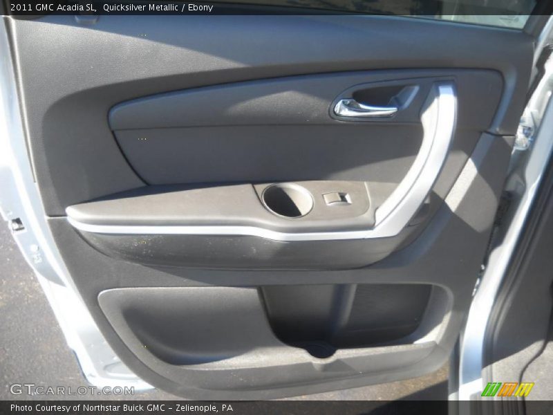 Quicksilver Metallic / Ebony 2011 GMC Acadia SL