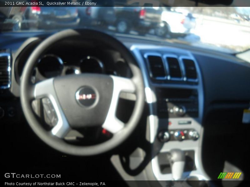 Quicksilver Metallic / Ebony 2011 GMC Acadia SL