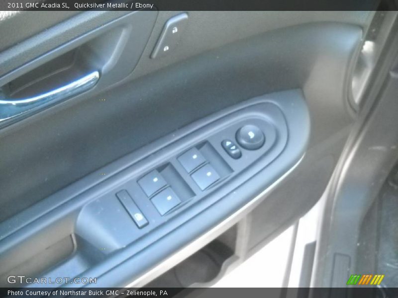 Quicksilver Metallic / Ebony 2011 GMC Acadia SL