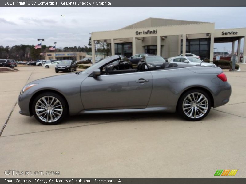 Graphite Shadow / Graphite 2011 Infiniti G 37 Convertible