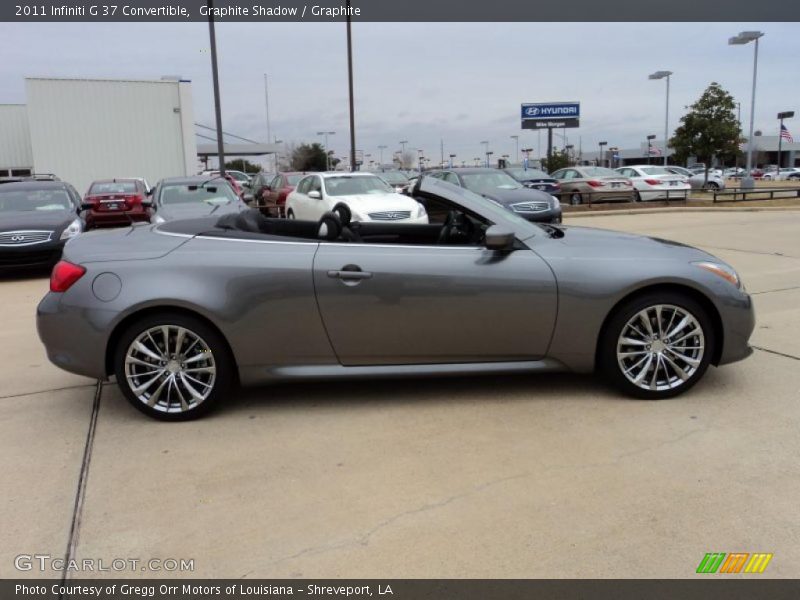Graphite Shadow / Graphite 2011 Infiniti G 37 Convertible