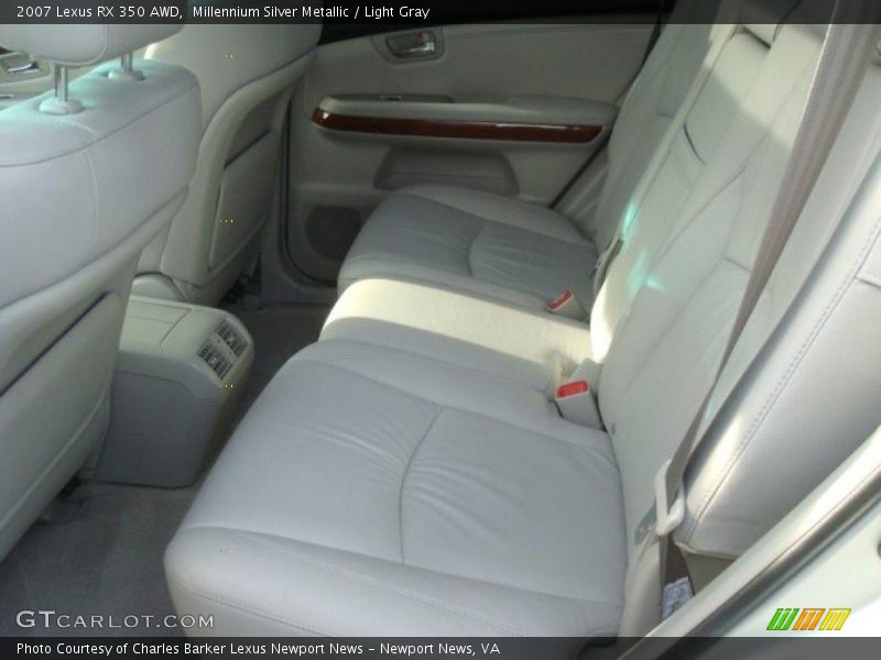 Millennium Silver Metallic / Light Gray 2007 Lexus RX 350 AWD