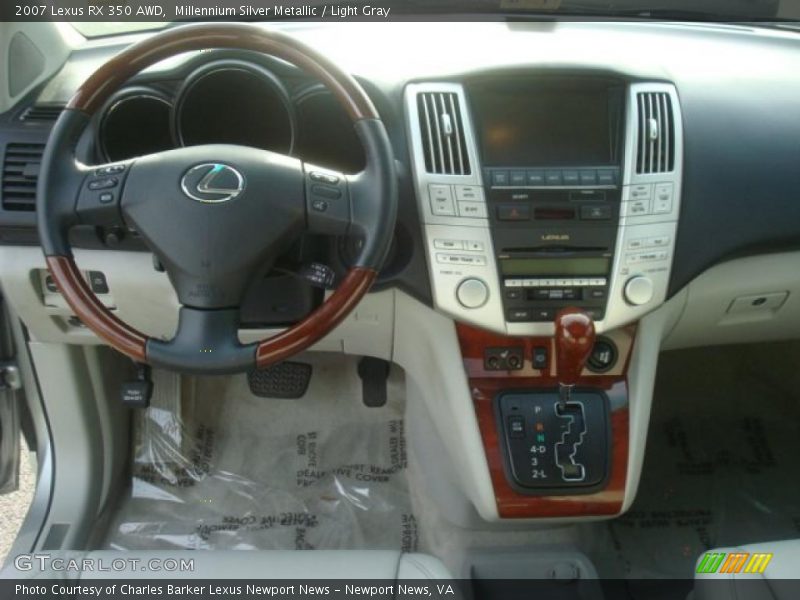 Millennium Silver Metallic / Light Gray 2007 Lexus RX 350 AWD
