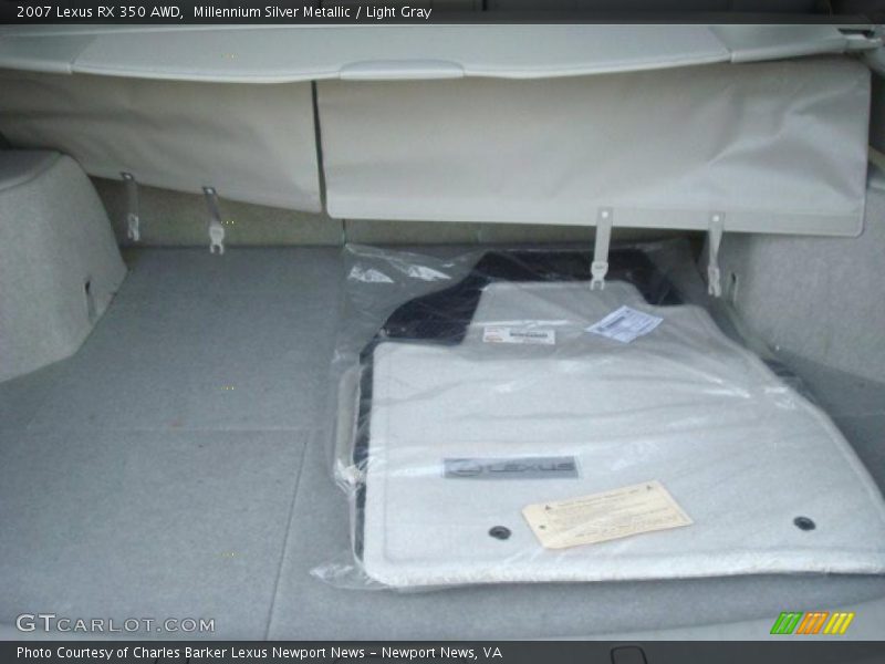 Millennium Silver Metallic / Light Gray 2007 Lexus RX 350 AWD