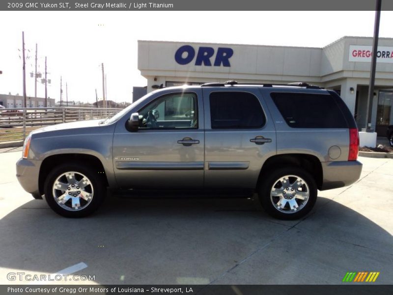 Steel Gray Metallic / Light Titanium 2009 GMC Yukon SLT