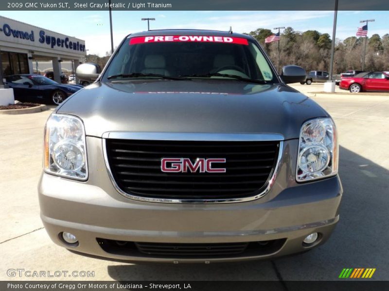 Steel Gray Metallic / Light Titanium 2009 GMC Yukon SLT