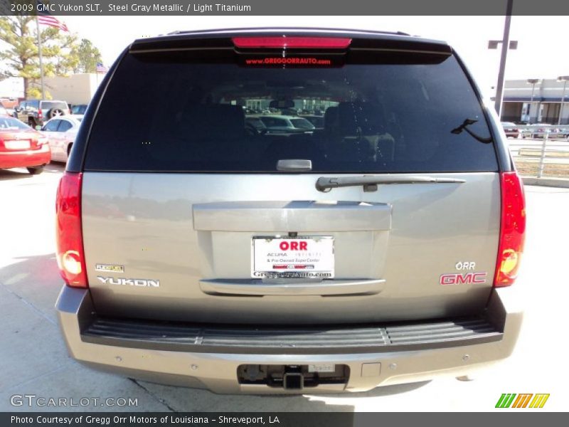 Steel Gray Metallic / Light Titanium 2009 GMC Yukon SLT