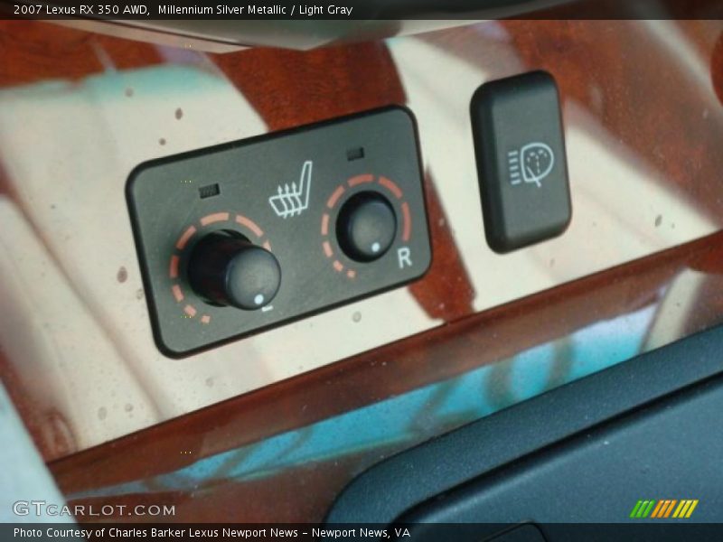 Millennium Silver Metallic / Light Gray 2007 Lexus RX 350 AWD