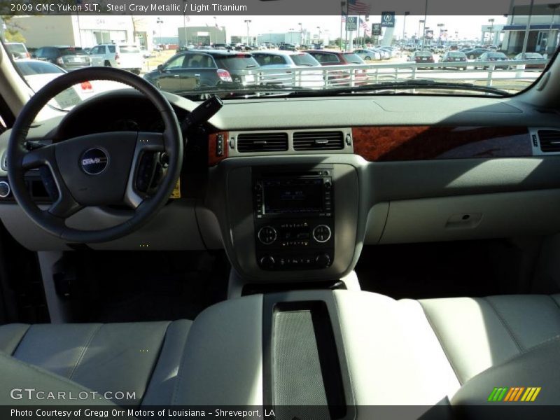 Steel Gray Metallic / Light Titanium 2009 GMC Yukon SLT
