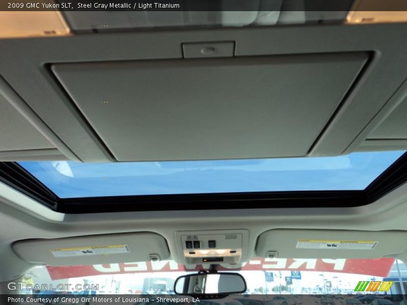 Steel Gray Metallic / Light Titanium 2009 GMC Yukon SLT