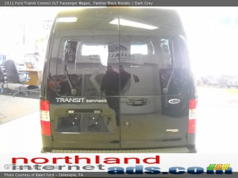 Panther Black Metallic / Dark Grey 2011 Ford Transit Connect XLT Passenger Wagon