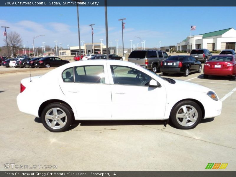 Summit White / Gray 2009 Chevrolet Cobalt LT Sedan