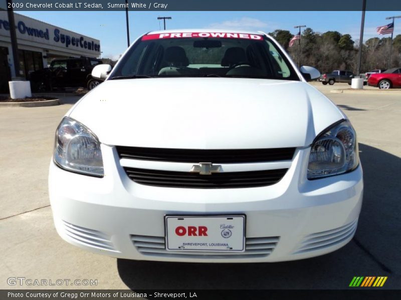 Summit White / Gray 2009 Chevrolet Cobalt LT Sedan