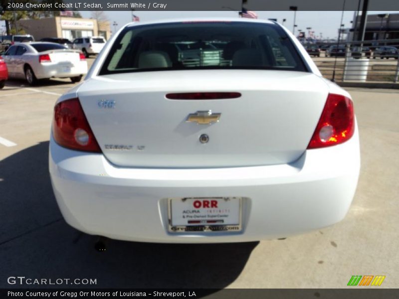 Summit White / Gray 2009 Chevrolet Cobalt LT Sedan