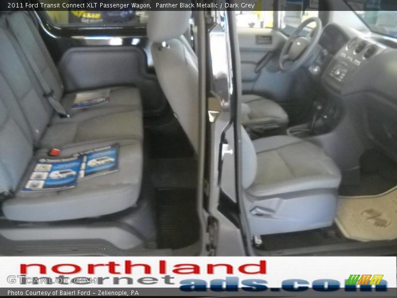 Panther Black Metallic / Dark Grey 2011 Ford Transit Connect XLT Passenger Wagon