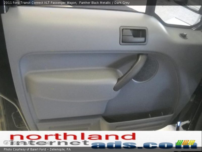 Panther Black Metallic / Dark Grey 2011 Ford Transit Connect XLT Passenger Wagon