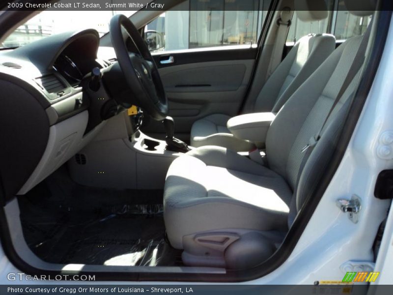 Summit White / Gray 2009 Chevrolet Cobalt LT Sedan