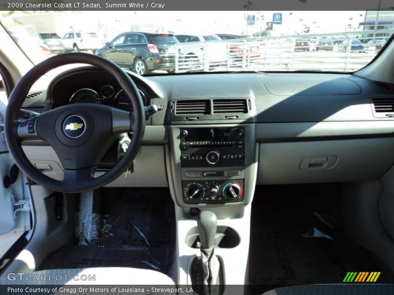 Summit White / Gray 2009 Chevrolet Cobalt LT Sedan