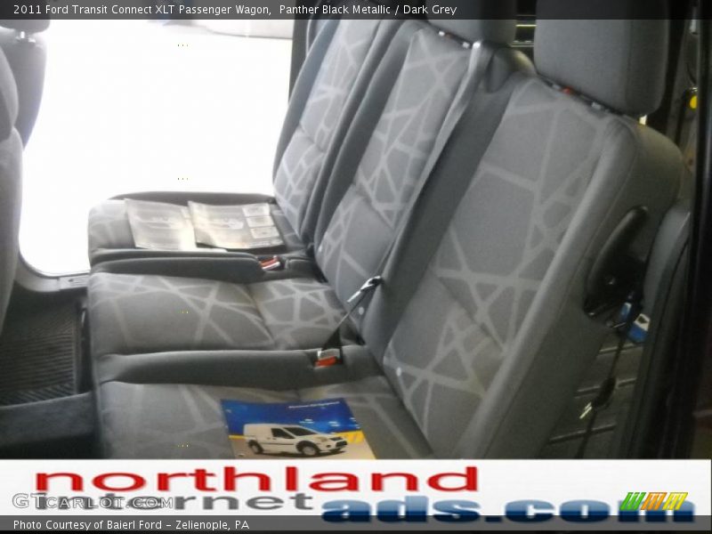 Panther Black Metallic / Dark Grey 2011 Ford Transit Connect XLT Passenger Wagon