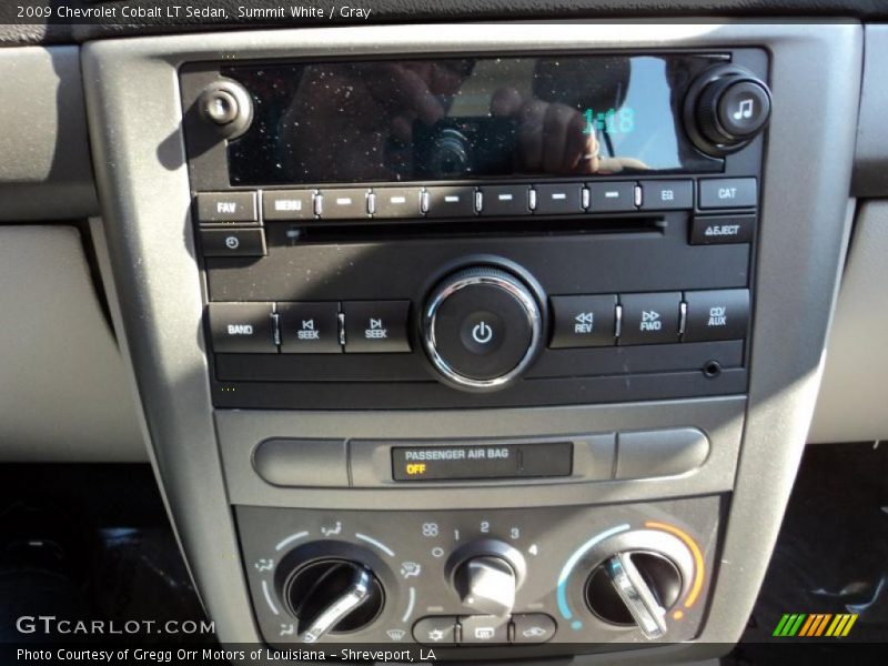 Summit White / Gray 2009 Chevrolet Cobalt LT Sedan