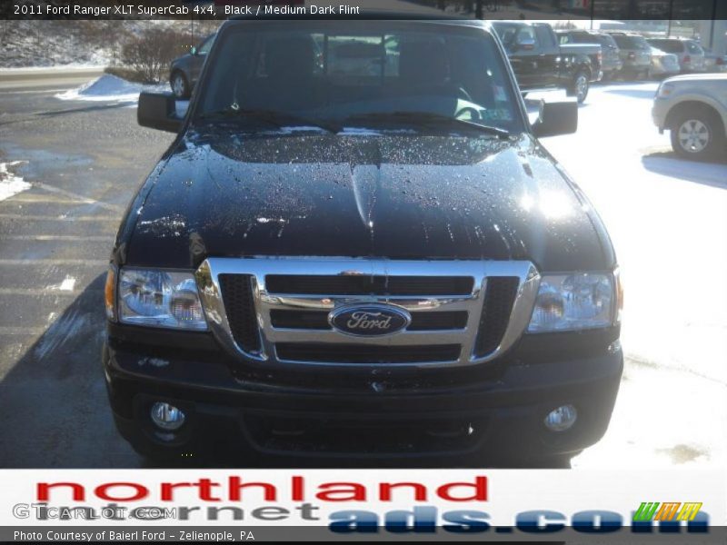 Black / Medium Dark Flint 2011 Ford Ranger XLT SuperCab 4x4