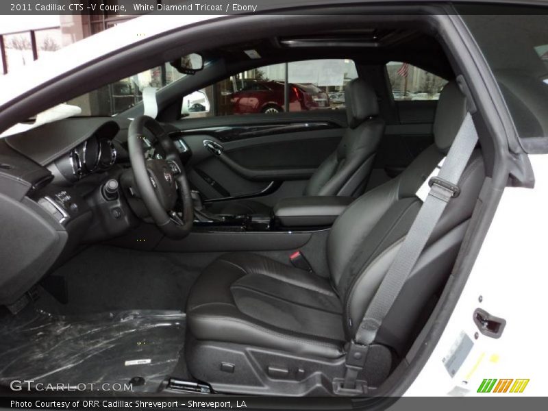  2011 CTS -V Coupe Ebony Interior