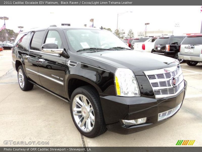 Front 3/4 View of 2011 Escalade ESV Platinum