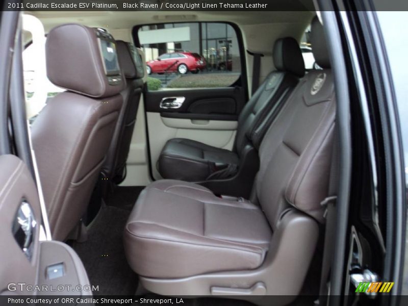  2011 Escalade ESV Platinum Cocoa/Light Linen Tehama Leather Interior