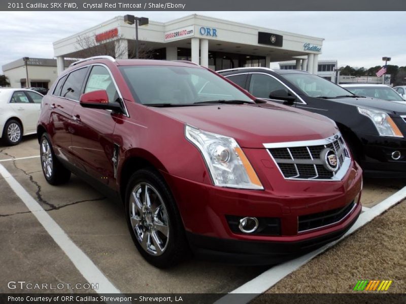 Crystal Red Tintcoat / Shale/Ebony 2011 Cadillac SRX FWD