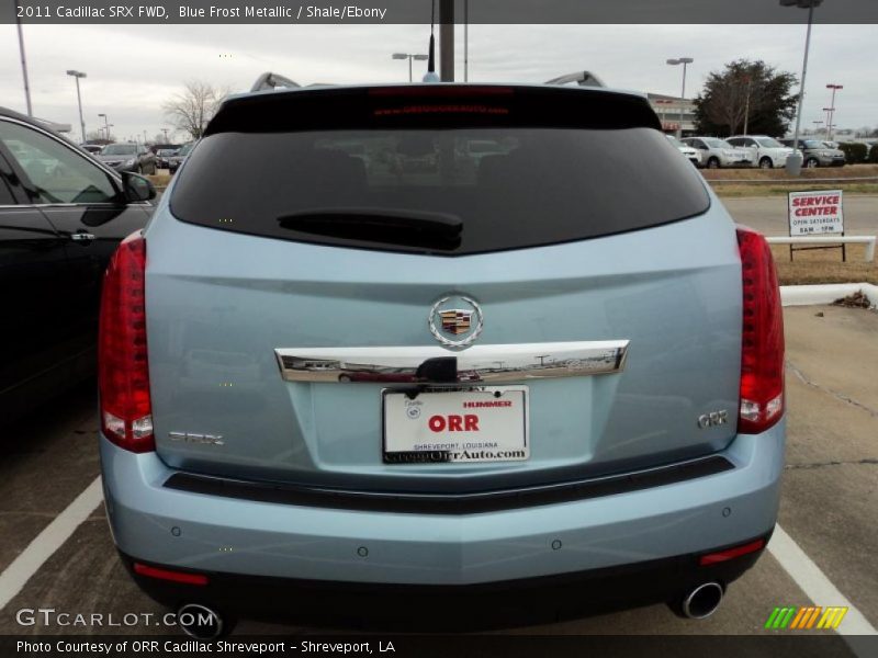 Blue Frost Metallic / Shale/Ebony 2011 Cadillac SRX FWD