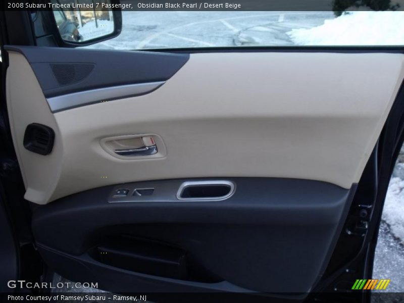 Obsidian Black Pearl / Desert Beige 2008 Subaru Tribeca Limited 7 Passenger