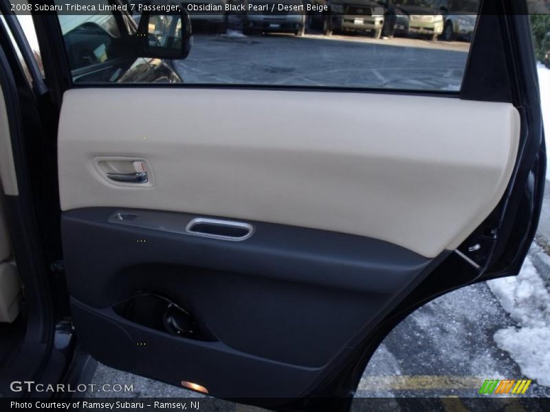 Obsidian Black Pearl / Desert Beige 2008 Subaru Tribeca Limited 7 Passenger