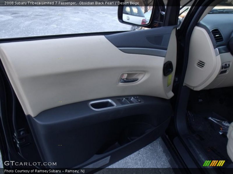 Obsidian Black Pearl / Desert Beige 2008 Subaru Tribeca Limited 7 Passenger