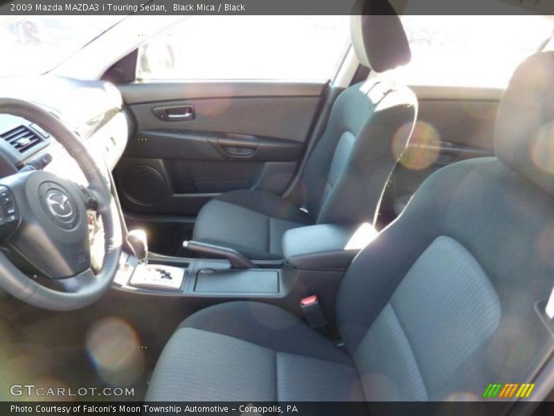 Black Mica / Black 2009 Mazda MAZDA3 i Touring Sedan