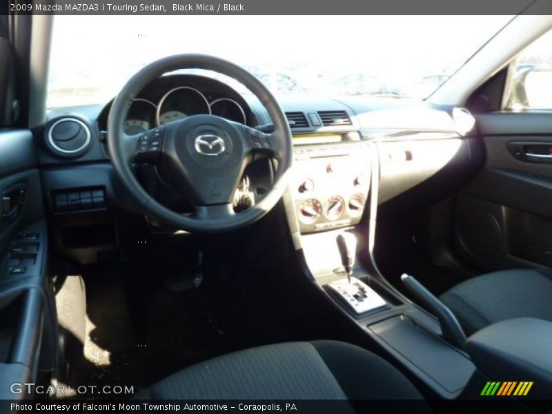 Black Mica / Black 2009 Mazda MAZDA3 i Touring Sedan